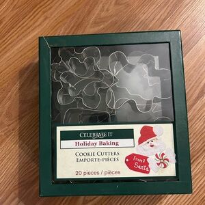 Celebrate It Holiday Baking Cookie Cutters Set - Silver